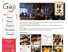 Tablet Screenshot of izakayaginji.com